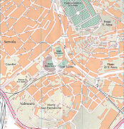 Servola, Giardini, Valamura, San Sabba, Monte San Pantaleone, Poggi S. Anna, Piano di S. Anna Trieste City Map Italy