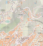 Cologna in Monte, Villa Opicina, Parco di Villa Giulia, Coroneo, Cologna, Brandesia Trieste City Map Italy